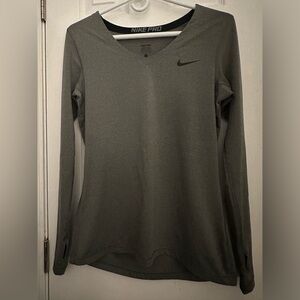 Nike pro long sleeve shirt